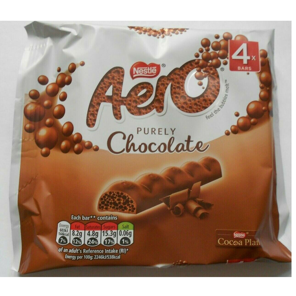 Aero-Milk-Chocolate-Bar-4-X-27g Aero-Milk-Chocolate-Bar-4-X-27g